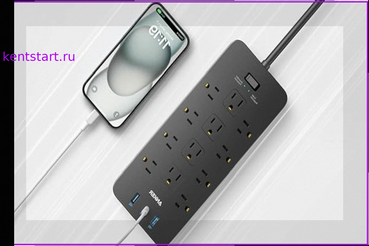 Сетевой фильтр Anker 15-в-1: Эффективное решение проблемы нехватки розеток