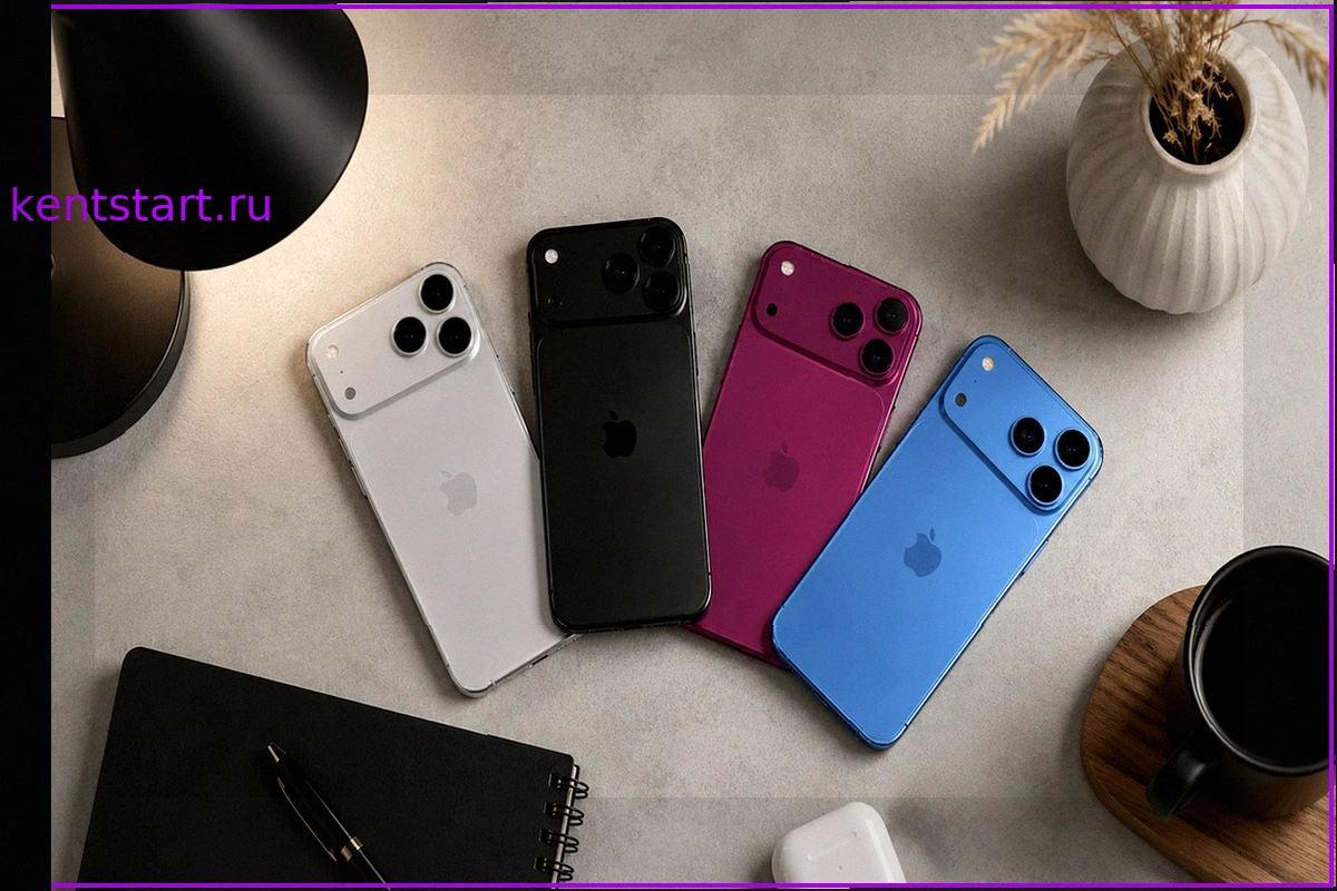 iPhone 18 Pro: Первые Утечки Цветов – Черный, Голубой и Dark Cherry?