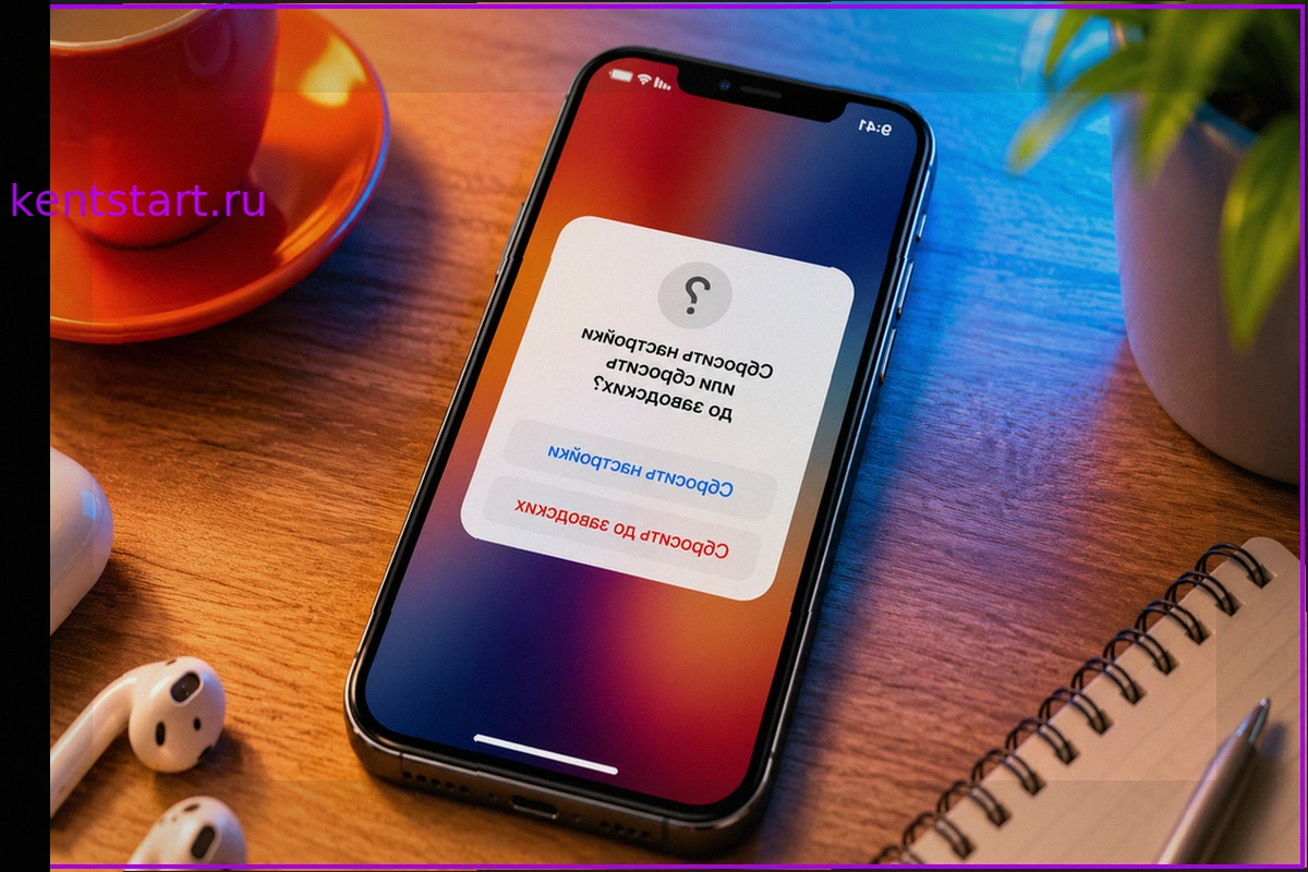 Чем отличается сброс настроек iPhone от сброса до заводских