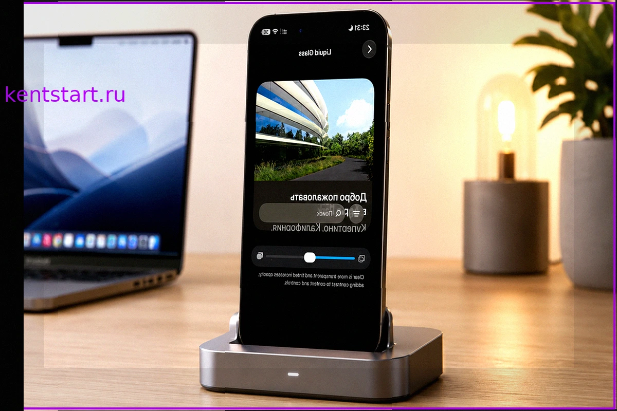 Настройка и отключение Liquid Glass на iPhone в iOS 27
