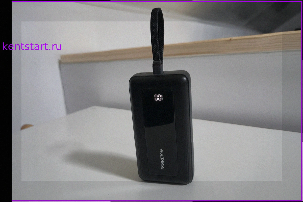 Умный павербанк Anker Zolo со встроенным кабелем по выгодной цене на Prime Day