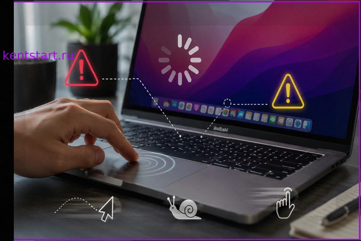 Тормозит курсор и трекпад MacBook плохо реагирует на касания: что делать